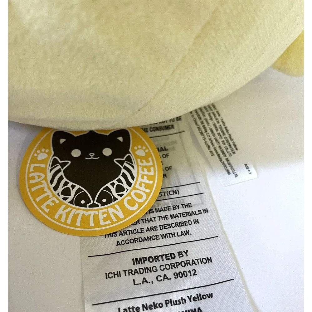 New With Tags Latte Kitten Coffee Latte Neko Yellow 12